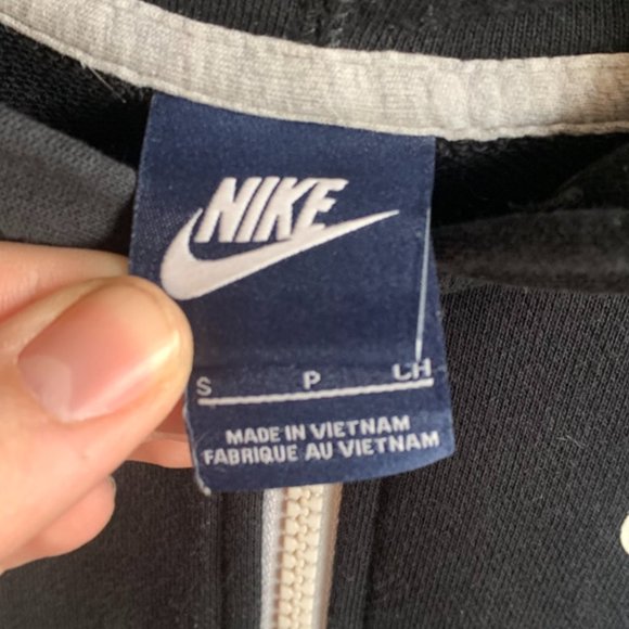 Nike Black, White, & Neon Green Paint Splatter Print Full Zip Jacket - Picture 3 of 7